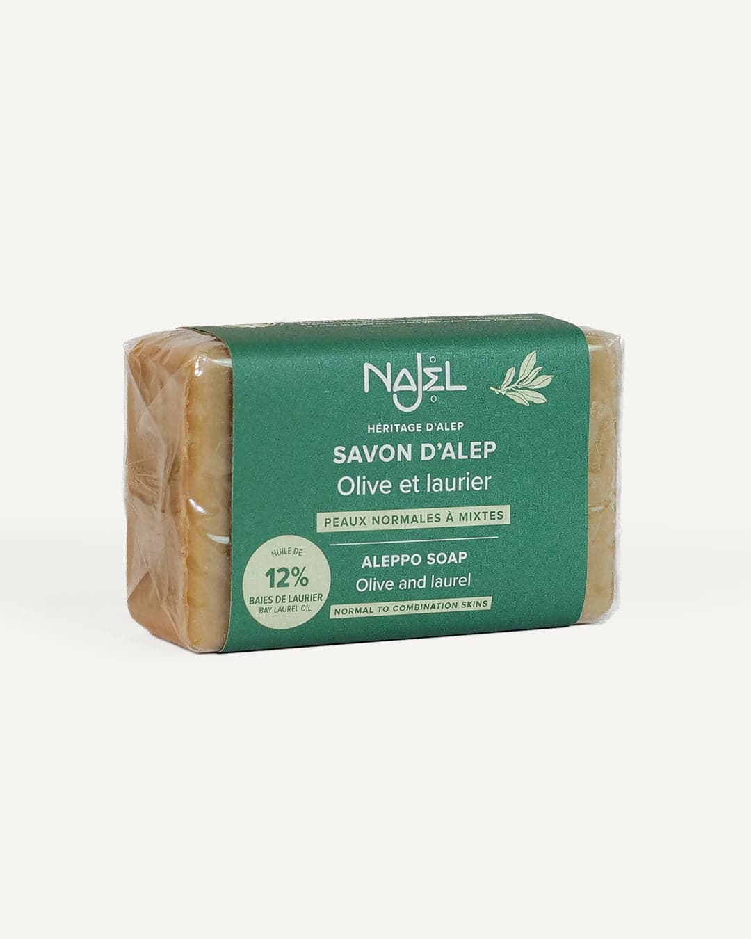 Aleppo Seife mit 12% Lorbeeröl â Najel 100 g