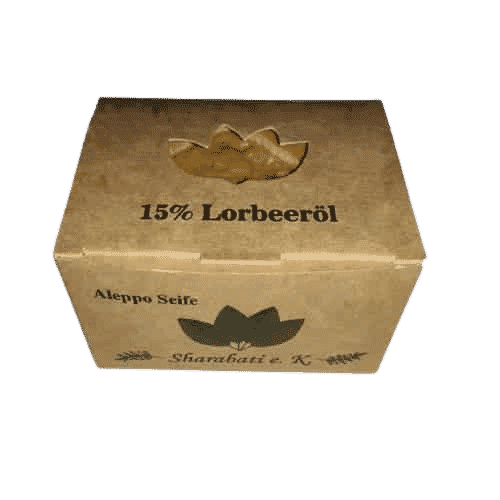 Aleppo Seife mit 15 % Lorbeeröl â Sharabati ca. 160 g