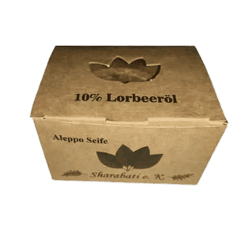 Aleppo Seife mit 10 % Lorbeeröl â Sharabati ca. 180 g