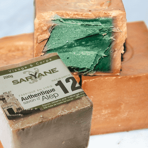 Aleppo Seife – 12% Lorbeeröl und 88% Olivenöl – Saryane 200 g – Bild 2